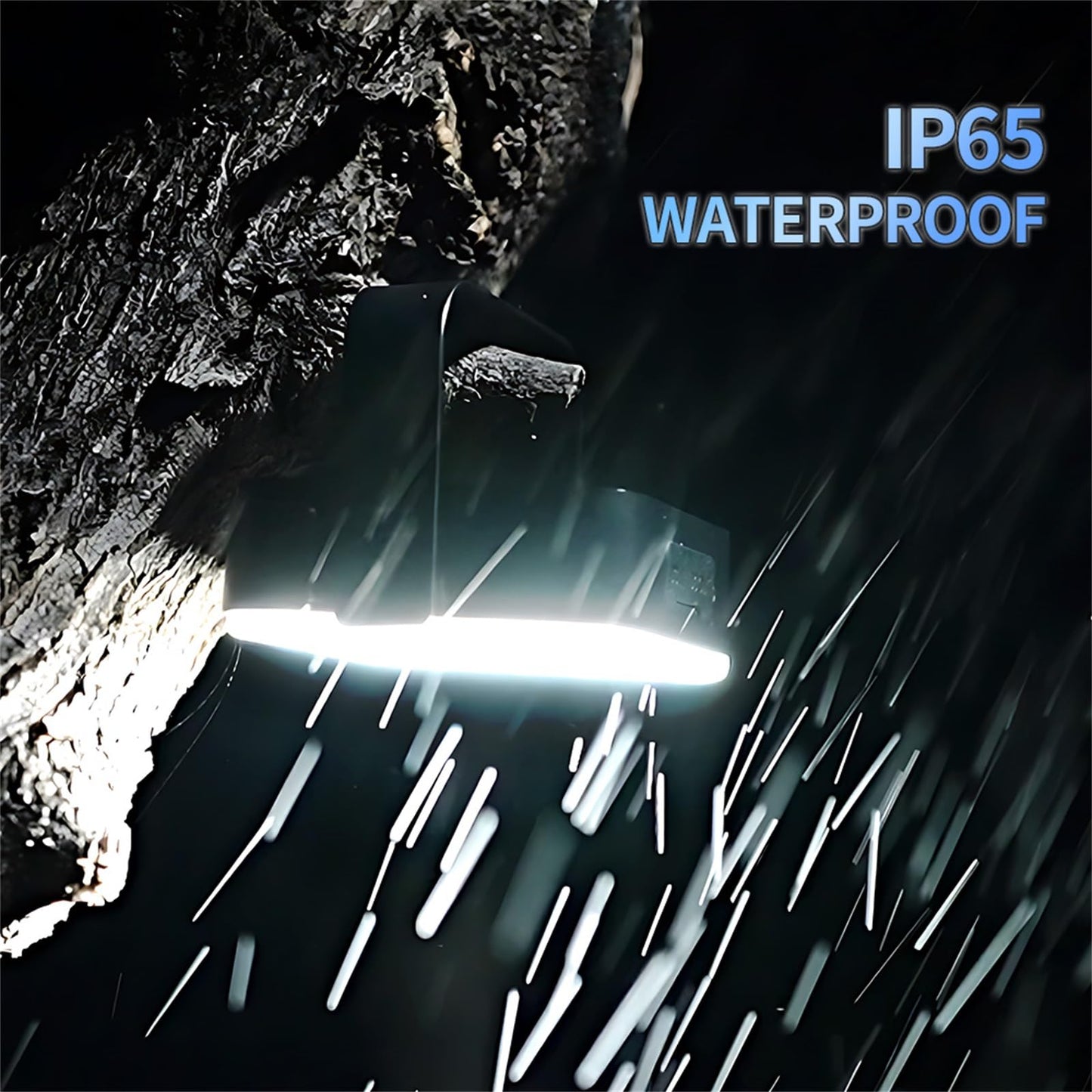 SANBEN Solar Camping Lantern Rechargeable -1000LM 8000mAh Battery Operated Tent Light, IP65 Waterproof Portable LED Flashlight for Emergency, Hiking, Camping Essential