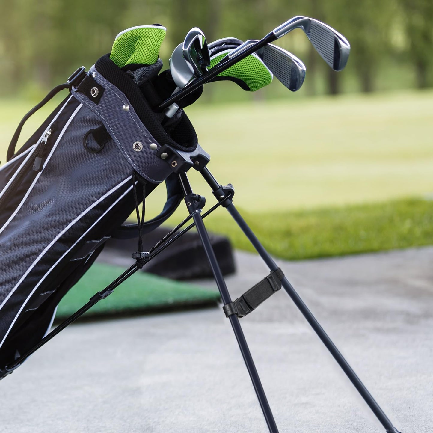 LZFAN Golf Bag Accessories Golf Bag Leg Tether Strap Golf Stand Bag, Stabilized Golf Club Bag Holder,Golf Equipment Golf Bag Holder Does Not Slip