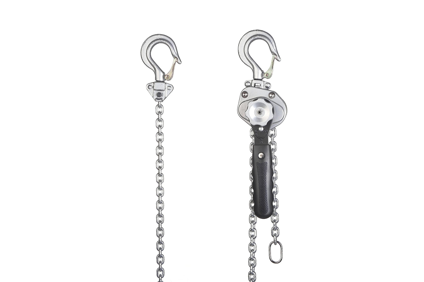 Amarite Mini Hand Lever Chain Hoist -0.25t 550lbs Come Along Chain Block with Alloy Steel G80 3M 10ft Chain-Light Weight Portable Mini-Puller Hoist 1/4 Ton Lifting Capacity, 10 Ft Lifting