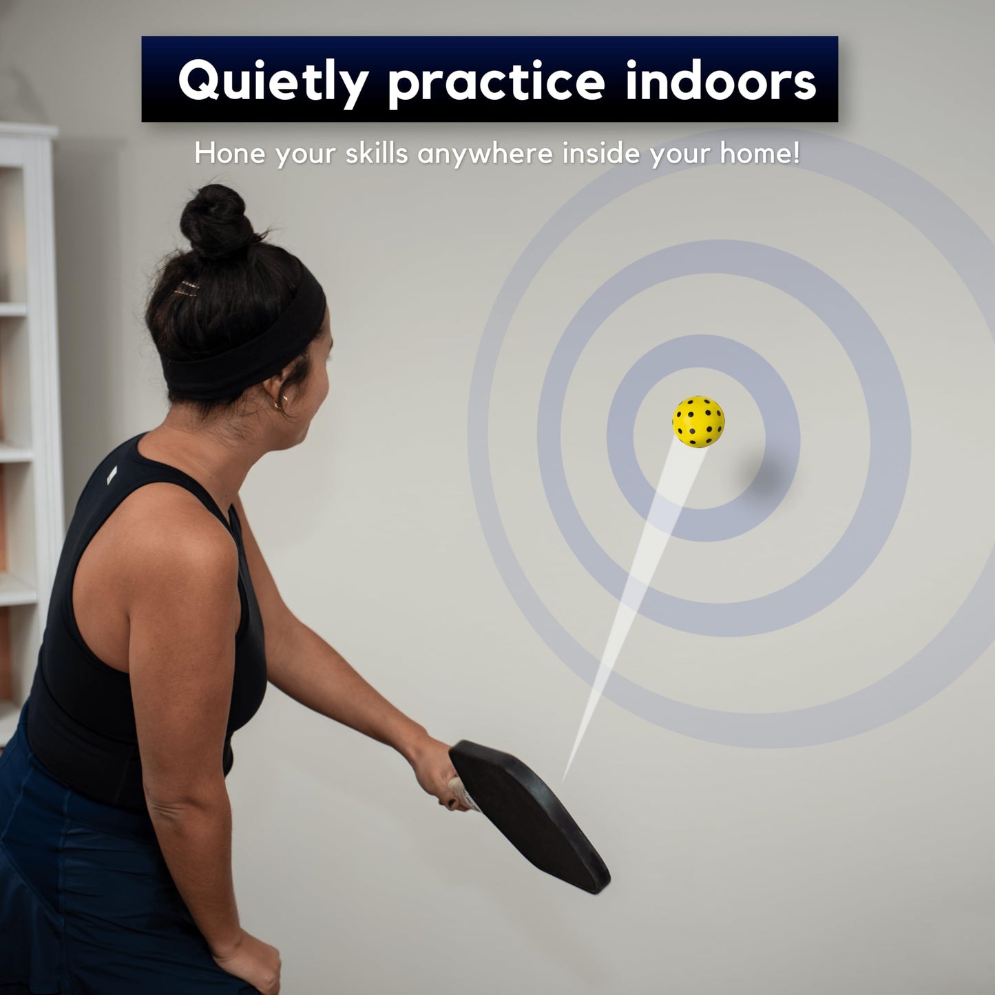 Kingston Gear Soft Strike Silent Pickleballs – The Ultimate Quiet Foam Set for Indoor/Outdoor Pickleball Practice. Soft Pickleballs that Mimic The Exact Bounce of Real Balls