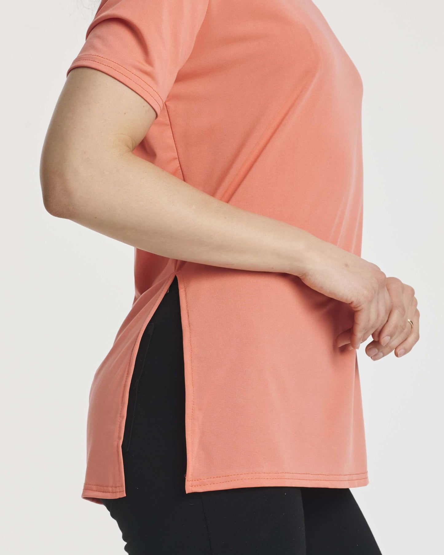 5-Pack: Women's Loose Fit Yoga Top with Short Sleeves (Plus Size Available) by Real Essentials