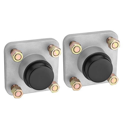 JAVIK 2Pcs Front Wheel Hub & Dust Cover Cap Compatible with Yamaha Golf Cart G8/G11/G14/G16/G20/G22/G27/YTF/YDR OEM# JG5-WF511-00-00 JG5-WF511-10-00