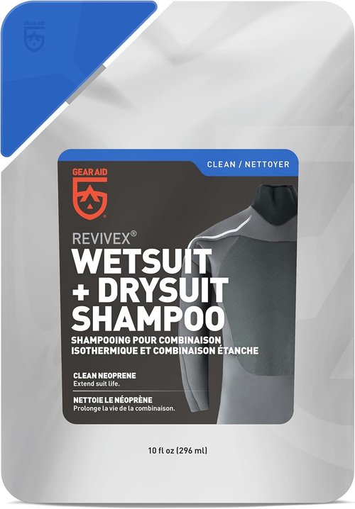 GEAR AID Wetsuit Cleaner & Conditioner - Concentrated Shampoo for Salt & Chlorine Removal, 10 fl oz