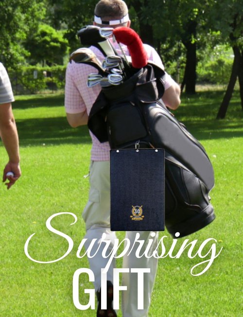 CybGene 30th Birthday Gifts Golf for Men Golfer, Funny Golf Towels for Golf Lovers, Husband, Perfect for Dad, Boss, Grandpa for Birthday