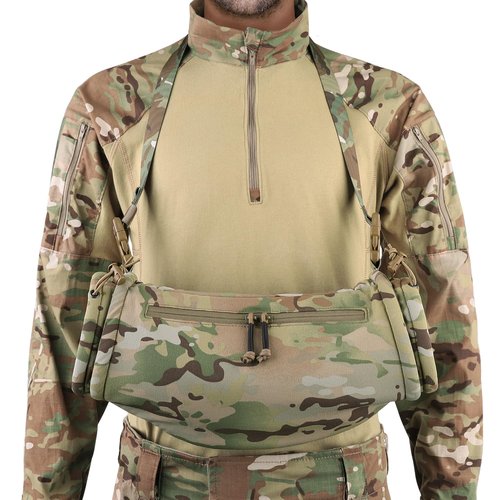 PETAC GEAR Tactical Hand Warmer Muff,Portable Drop Waist Handwarmer Pouch for Hunting Golf Camping Fishing, Hiking, Football Winter Outdoor. (MC, One Size fits Most)