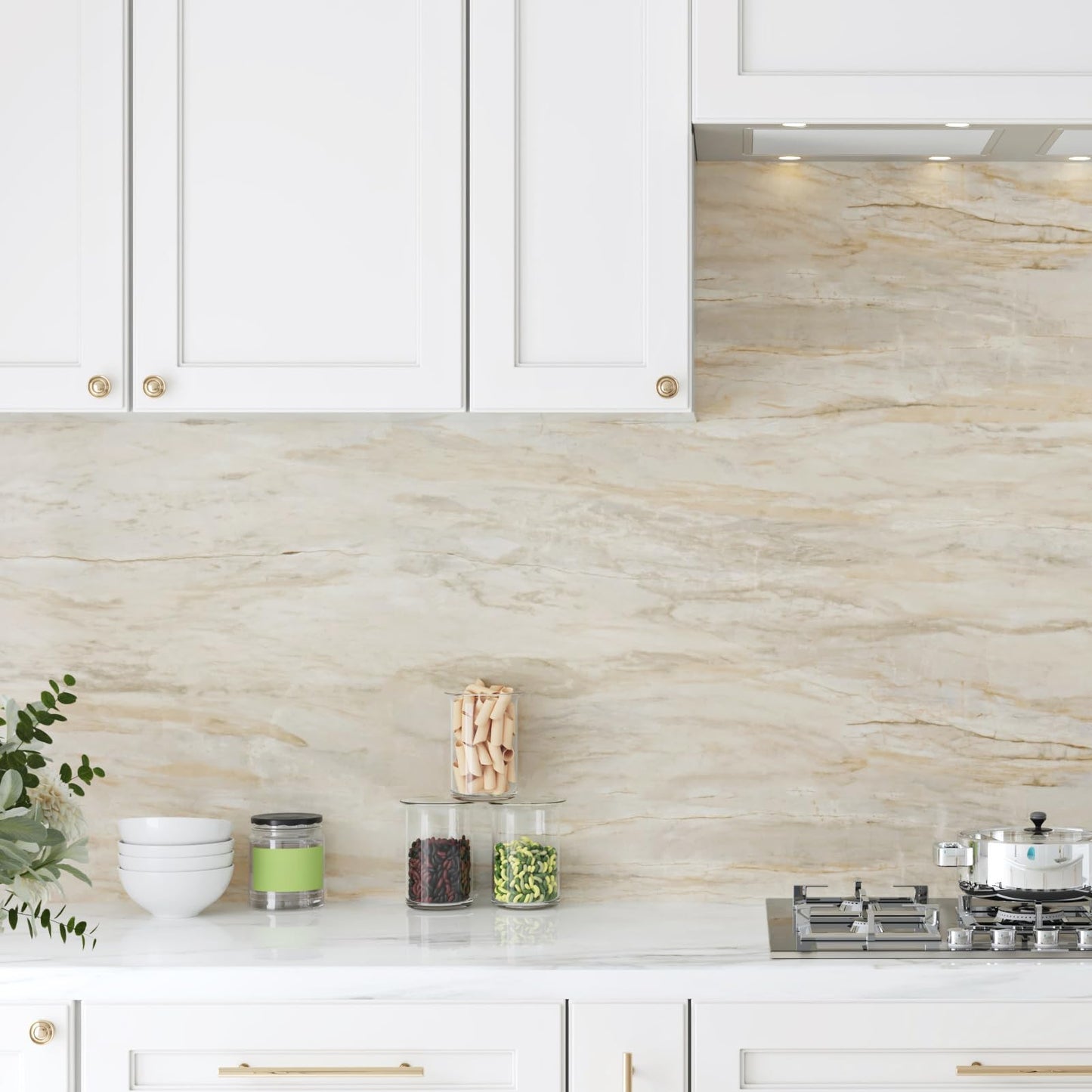 Wallercity Light Wood Oak Contact Paper for Counter Tops Beige Wood Grain Self Adhesive Wallpaper for Bathroom Peel and Stick Countertops Vinyl Wrap Kitchen Wall Paper for Cabinets Table 15.8''x78.7''