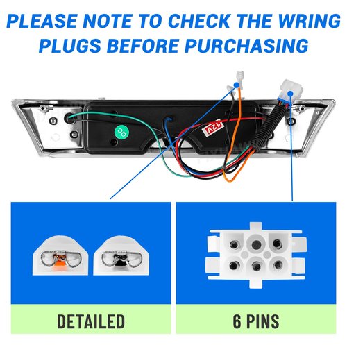 FIXHAWK Club Car LED Headlight Bar,12V Precedent Front Head Light Bar Assembly for Club Car Precedent 2004-Up Electric and Gas Golf Cart, Replace OEM# 102524801,1025248-01