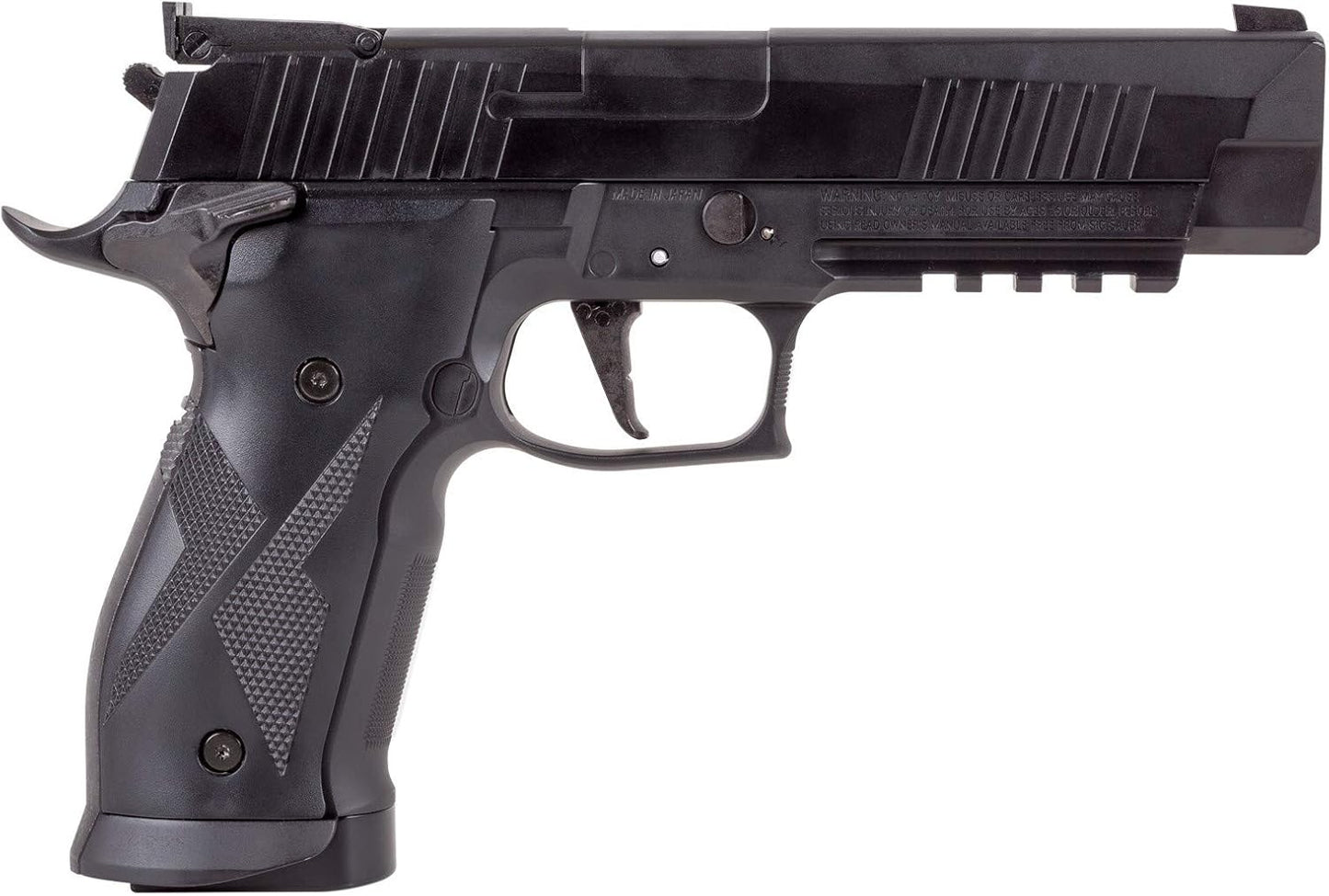 Sig Sauer X-Five .177 Caliber CO2-Powered Semi-Auto Air Pistol - 20rd Magazine, Black Finish