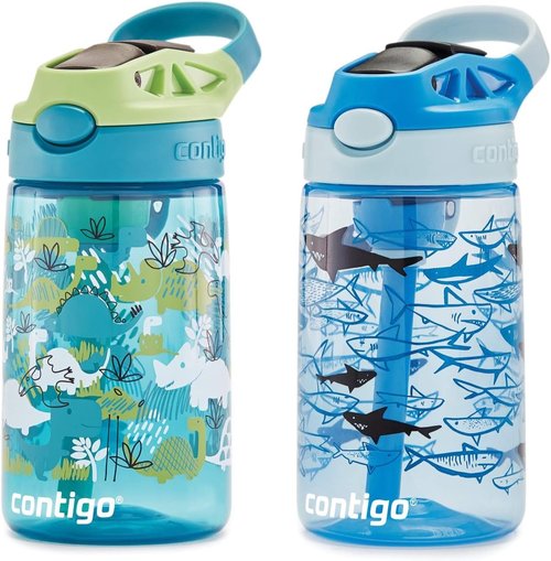 Contigo Aubrey Kids Water Bottle - Leak-Proof Design | Fun Colors for Active Children