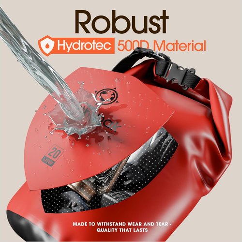 Earth Pak Waterproof Dry Bag - Roll Top Backpack Keeps Gear Dry | Includes Waterproof Phone Case