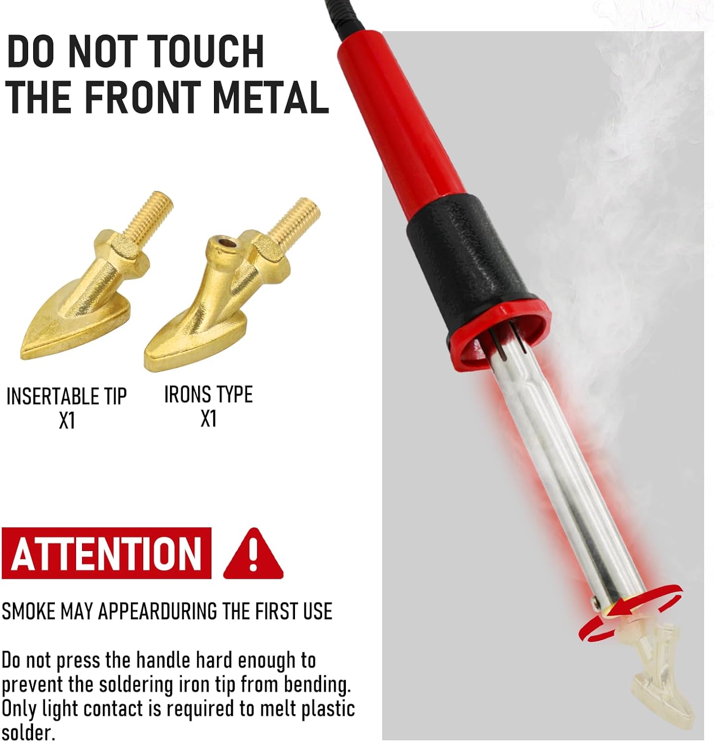 RX WELD 2-in-1 Plastic Welder Kit - 1000PCS Hot Stapler for Car Bumper & Toy Repairs