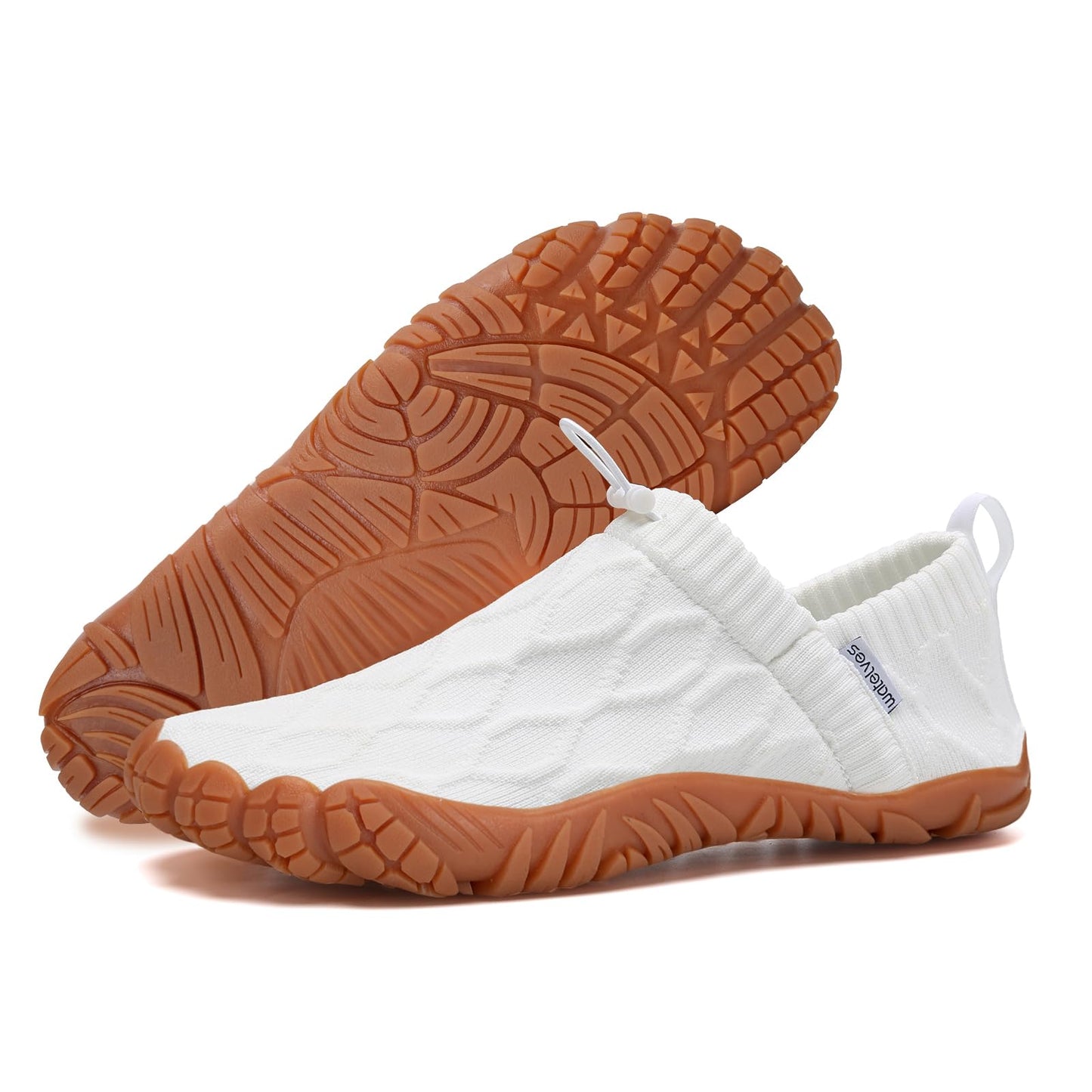 WateLves Barefoot Water Shoes Women Men Minimalist Comfortable Walking Shoes Beach Outdoor Running Sneakers (White,39)