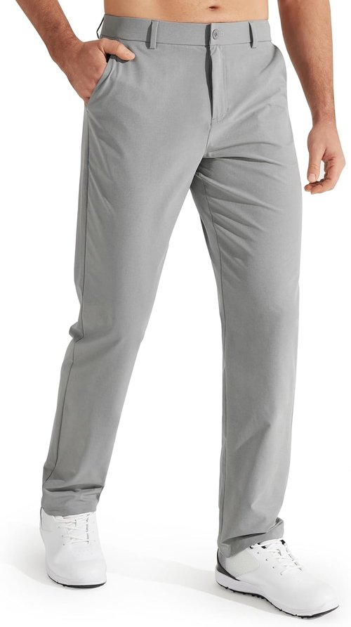 Libin Men's Golf Pants - Quick-Dry Stretch Trousers | Lightweight Casual Workwear in 30"/32"/34" Sizes