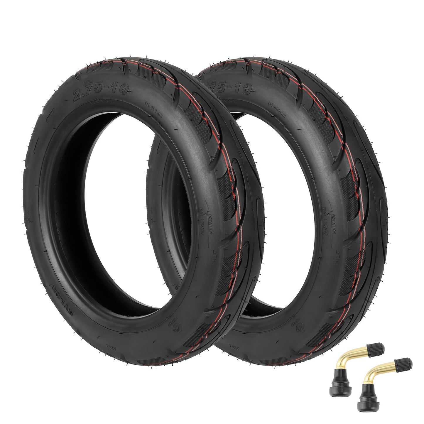 ulip 2.75-10" tubeless tire - Most 49cc, 50cc, and 70cc Dirt Bike Tire Replacement Compatible with CRF50/XR50, DRZ70/JR50, and PW50 (2.75-10")