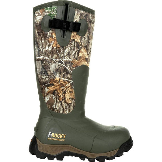 ROCKY Sport Pro Women's 1200G Insulated Rubber Outdoor Boot, Realtree Edge, Size 7(M)