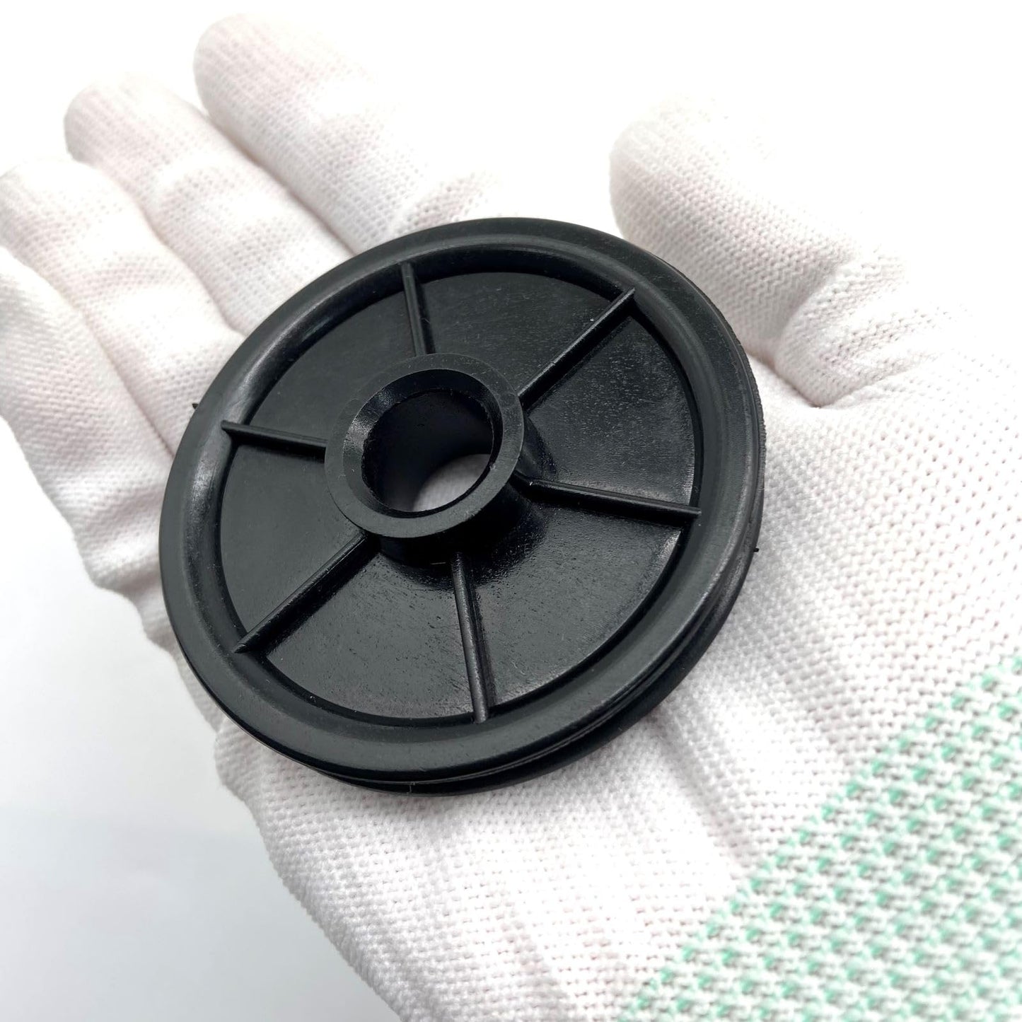 Auaurly 2 PCS Black Plastic Chain Cable Idler Pulley 144C56 Belt Drive Garage Door Idler Pulley 2.5" Fits Garage Door Opener Square Rail Replaces 144C56-A, K144C0056