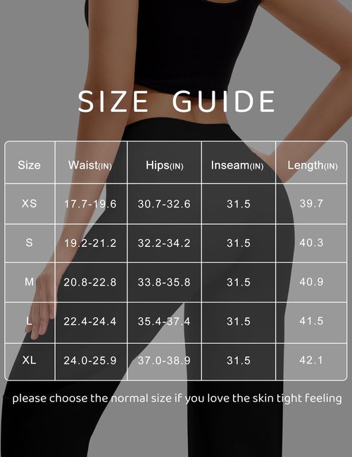 Ieumaz Straight Leggings for Women V Crossover High Waisted Wide Leg Yoga Pants Stretch Casual Gym Workout Yoga Pants Black