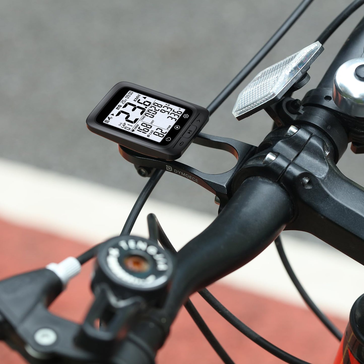 Dymoece Bike Mount for Wahoo Elemnt Compatible with Multiple Wahoo Computers Out Front Handlebar Mount with Light Adapter for Wahoo Elemnt,Elemnt Bolt, Elemnt Mini,Elemnt Roam