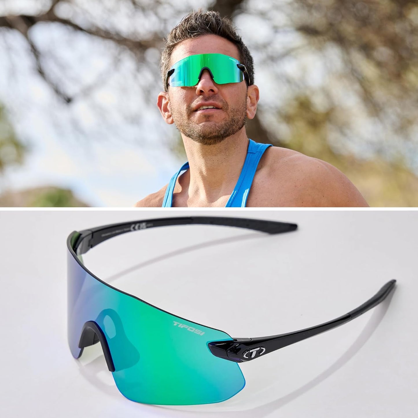 Tifosi Vogel SL Sport Sunglasses - Perfect for Baseball, Cycling, Golf & Outdoor Activities