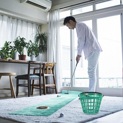 BESPORTBLE Golf Ball Basket - Durable Plastic Container with Handle for 25 Balls | Perfect for Outdoor Use