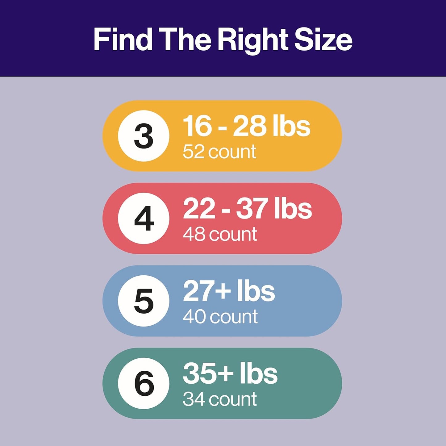 The Honest Company Overnight Diapers - Hypoallergenic Comfort, Cozy Cloud + Star Signs | Size 4 (22-37 lbs), 48 Count