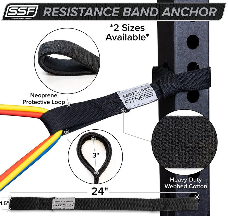 Serious Steel Fitness Resistance Band and Tube Anchor (Small)