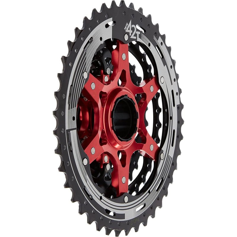 Sunrace Unisex Adult CSMX3 1142T 10 Speed Cassette - Black, N/A