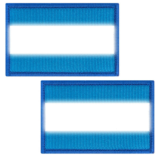 ZESION 2pcs Reflective Safety Patches， Hook and Loop Reflective Patches for Night Sports, Labor Wear, Rain Jackets, Hikers, Dog Tactical Undershirts, Firefighter Rescue, Blue