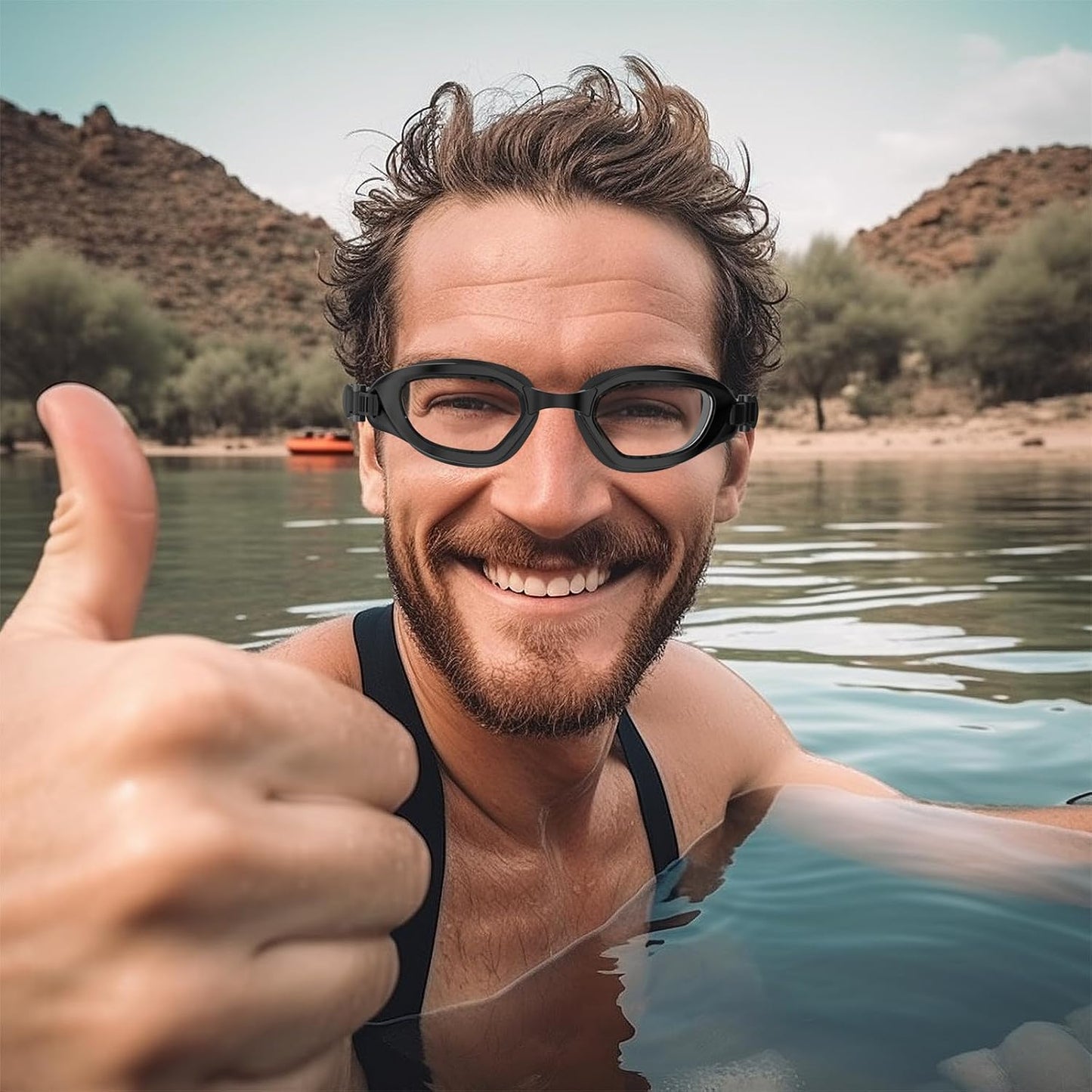 W2 Swim Goggles - Anti-Fog UV Protection for Adults | Leak-Proof Design for Men & Women