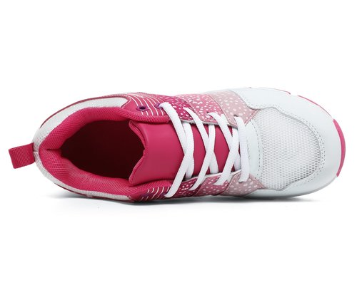 HOVERKICKES Kids Roller Skate Shoes with Wheels Roller Sneakers for Boys Girls Kids Deformation Wheeled Shoes ﻿ Pink