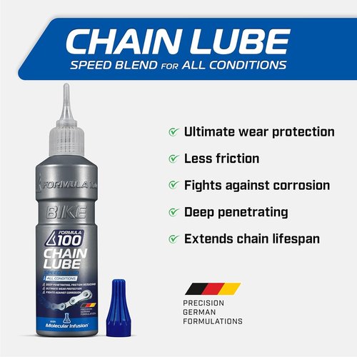 All Conditions Bike Chain Lube - All-Weather Lubricant for Bicycles & E-Bikes - Protects Against Wear & Corrosion - 120ml (4.06 oz)