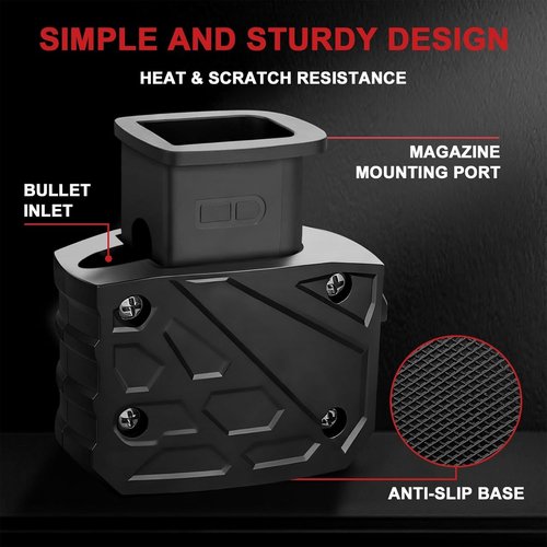 Glock Magazine Speed Loader - Essential Accessory for 9mm/.40 S&W - Fast, Pain-Free Loading | Portable Design