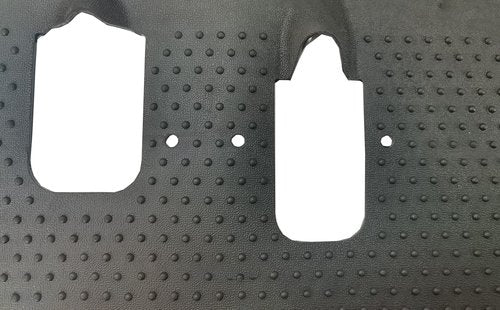 Dr.Acces Golf Cart Floor Mat for E-Z-GO EZGO RXV Gas&Electric Years 2008&up | Black Rubber Floor Mat
