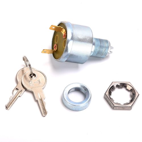 10L0L Golf Cart Starter Ignition Key Switch for EZGO Electric Golf Cart 17421G1, 2 Terminal Prongs