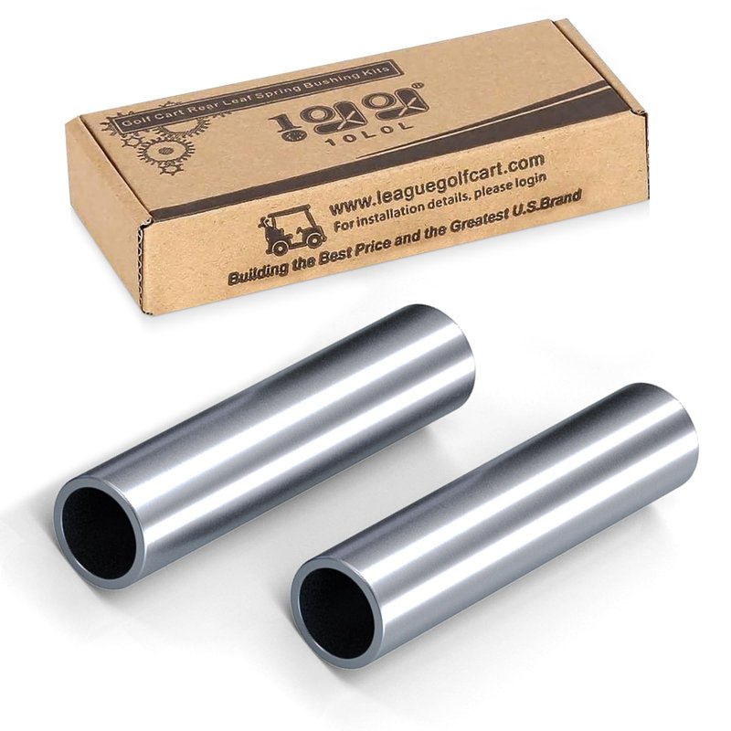 10L0L 2 Pcs Spindle Kingpin Tube for EZGO TXT Medalist 1994 1/2-2001 Gas & Electric Golf Cart, OEM# 70328G01 70328-G01
