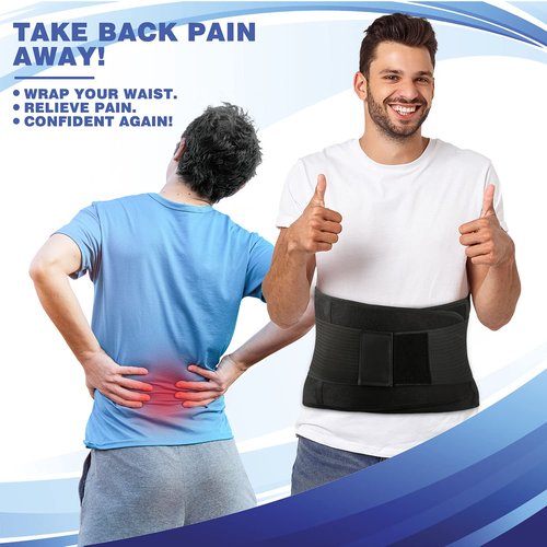 ABACKH Back Brace for Lower Back Pain - Lumbar Support Belt for Women & Men - Relief Back Pain, Relief for Herniated Disc, Sciatica, Scoliosis 3XL/4XL(45"-53")