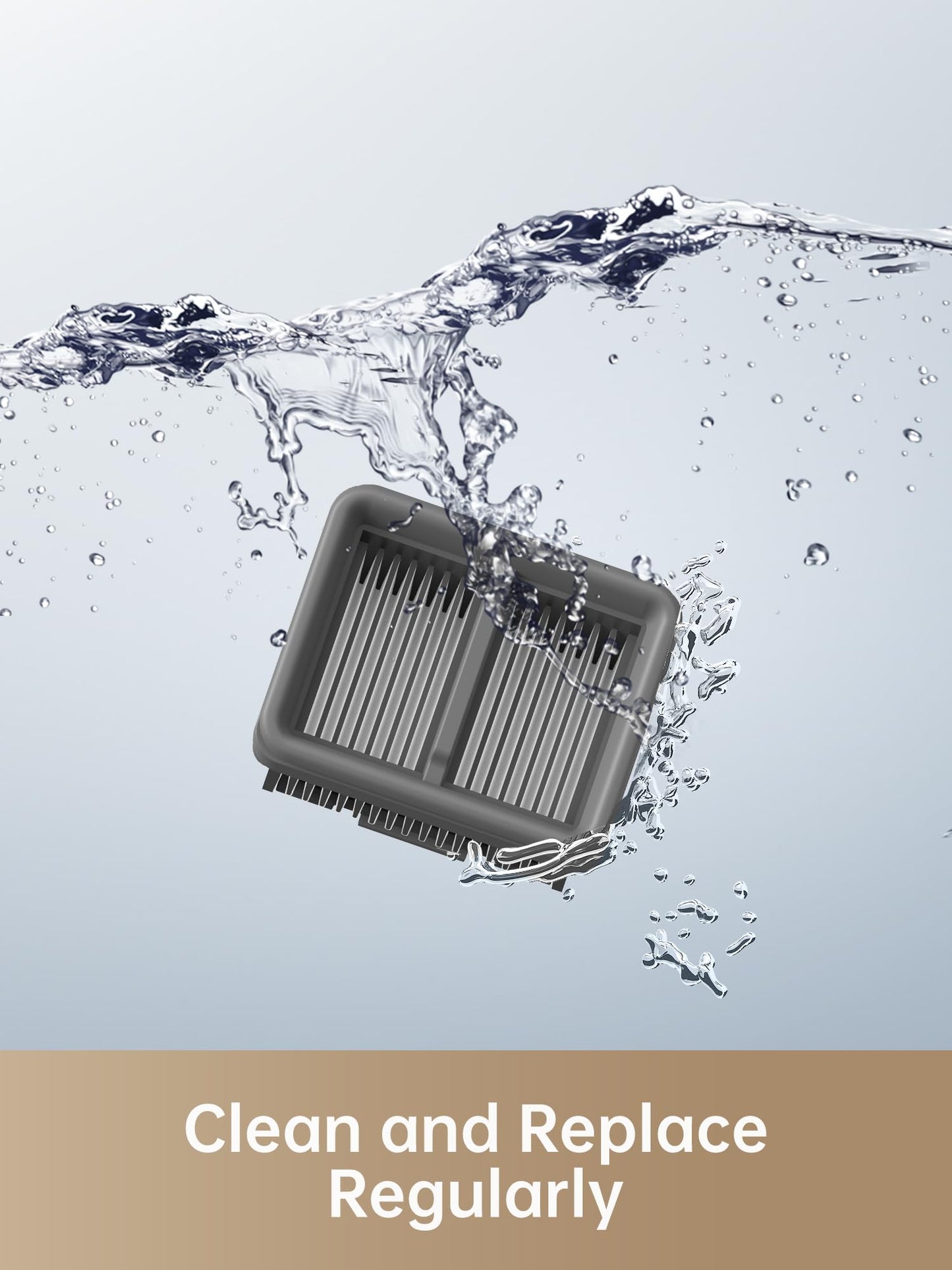 dreame Wet Dry Vacuum Cleaner Replacement HEPA Filter, Only Compatible with G10 Pro, G10 Combo, H12S, H12 Pro, H12 Dual, H12 Pro FlexReach, H13 Pro