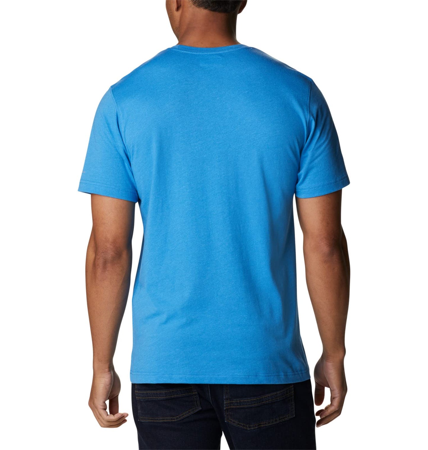 Columbia Men's Thistletown Hills Short Sleeve, Bright Indigo Heather, 6X Big