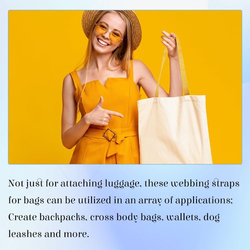Windyun 24 Rolls Nylon Webbing 1/1.5 Inch Wide Cotton Webbing Strap 3.3 Yard 24 Colors Nylon Straps for Bag Making DIY Craft, Pet Collars, Climbing, Backpack(3.3 Yard X 1 Inch,Classic Colors)