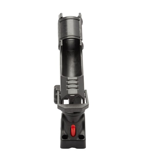 Extreme Max 3006.8615 Fishing Rod Holder with Adjustable Post and Locking Fixed-Mount, Black