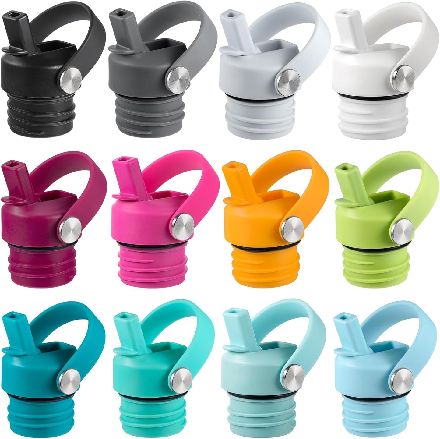 Regine Switzerland Straw Lid for Hydro Flask Standard Mouth | Fits 21 & 24 oz Water Bottles
