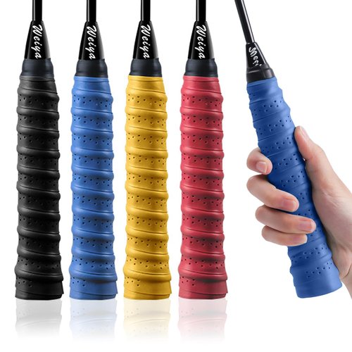 WAFJAMF New Tennis Racket Grip Tape, 4 Pack Anti Slip Badminton Racket Overgrips, Ultra Absorbent Pickleball Overgrip, Breathable, Quick Dry