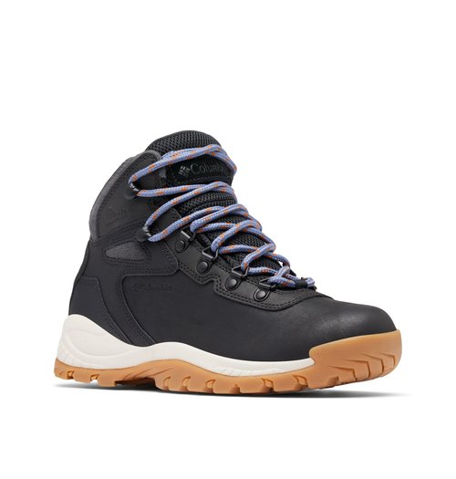 Columbia Womens Newton Ridge Lightweight Waterproof Hiking Boot, Black/New Moon, 9.5