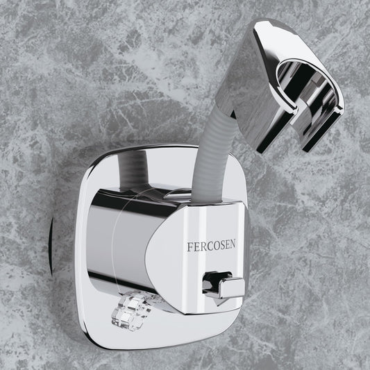 FERCOSEN 360° Swivel Shower Head Holder with Suction Cup | 10kg Load Capacity, Tool-Free Installation in Seconds | Removable and Rust-Resistant Shower Bracket