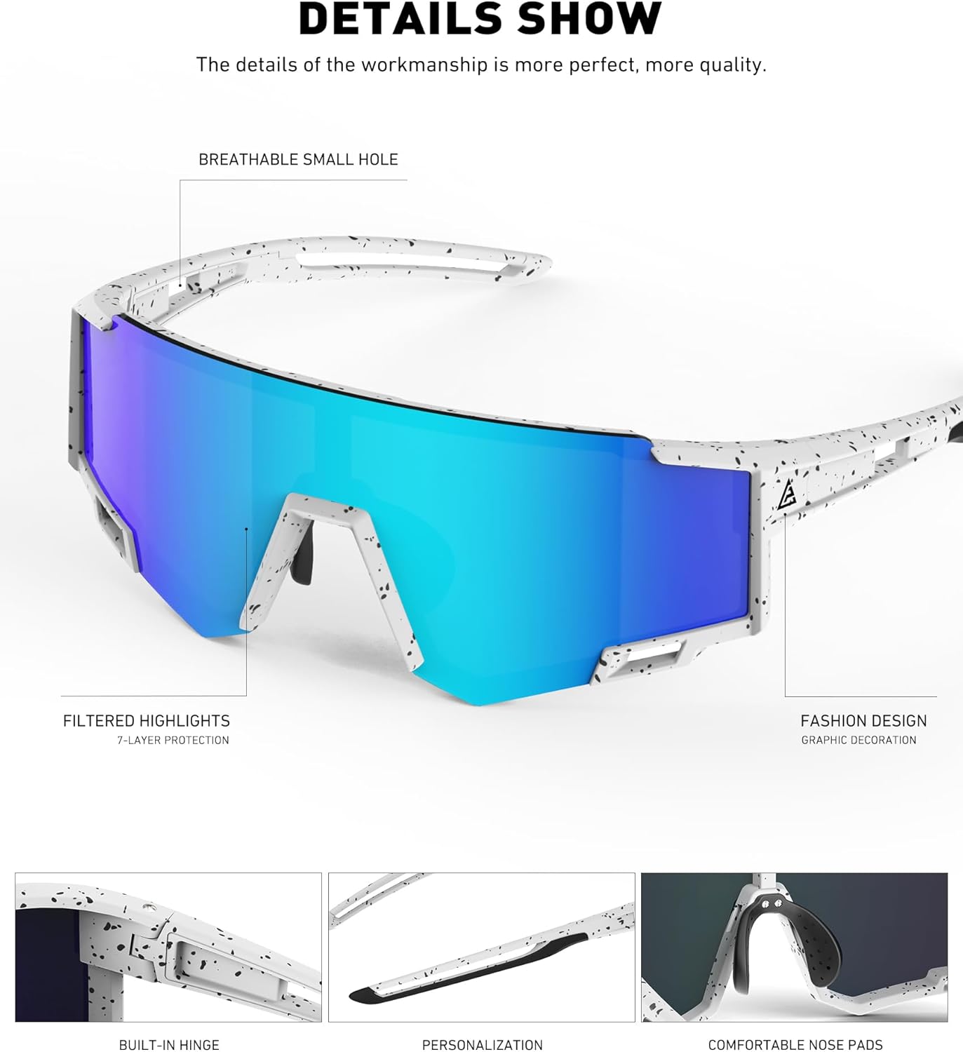 Skiennix Kids Sunglasses - UV400 Protection for Boys & Girls Age 6-14 | 3-Pack Sports Shades