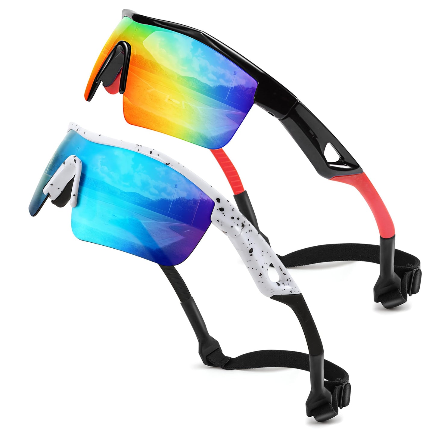 FEISEDY Kids Teens Baseball Polarized Sunglasses Sports TR90 Frame Boys Girls Cycling B2454