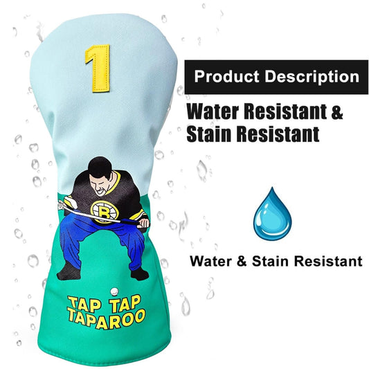 Funny Golf Driver Headcover, Perfect Golf Gift for Men and Women, Golf Accessories for Golfers - Tap Tap Taparoo