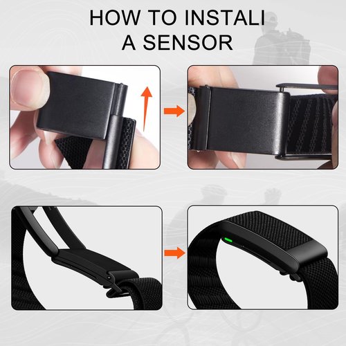 surundo Nylon Sport Band Compatible with Whoop Band 4.0 Strap Men Women, Breathable Nylon Adjustable Waterproof Replacement Wristbands Straps for Whoop Band 4.0
