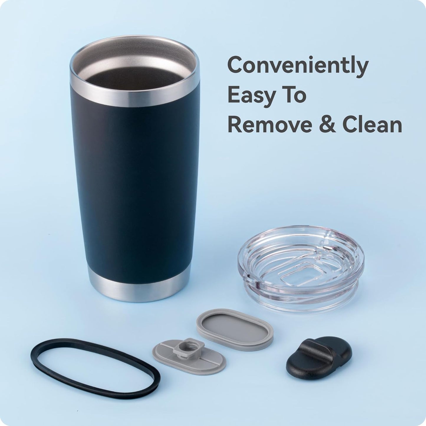 YETI 20 oz Tumbler Lids - Spill Proof & BPA-Free Replacement Lids for 10/24 oz Mugs & 10 oz Lowballs