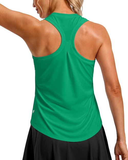 G Gradual Women's Racerback Workout Tank Top - Loose Fit Sleeveless Athletic Yoga Shirt